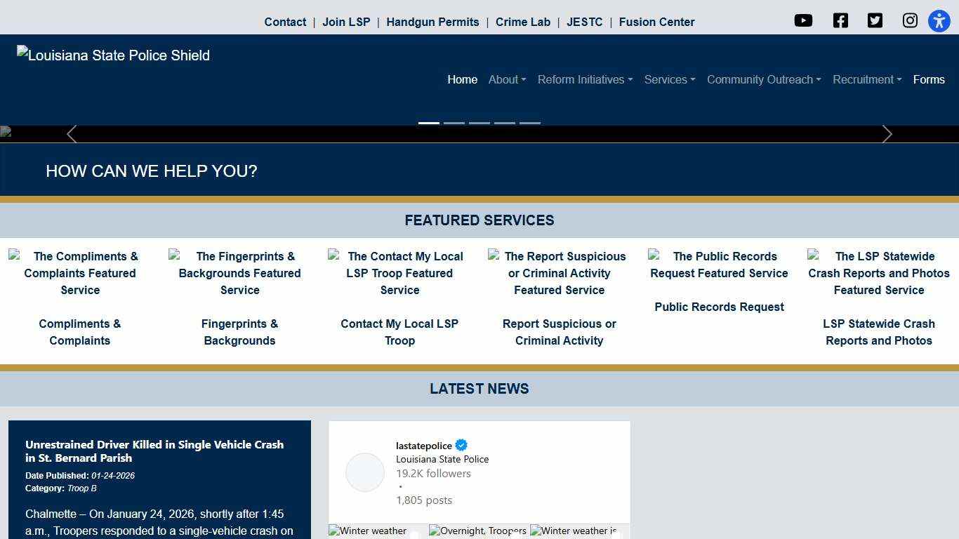 Home - Louisiana State Police